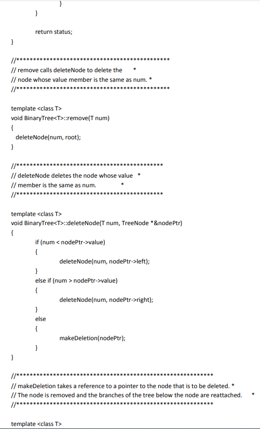 Solved CSE 112 - Lab #16- Templates, Binary Search Trees and | Chegg.com