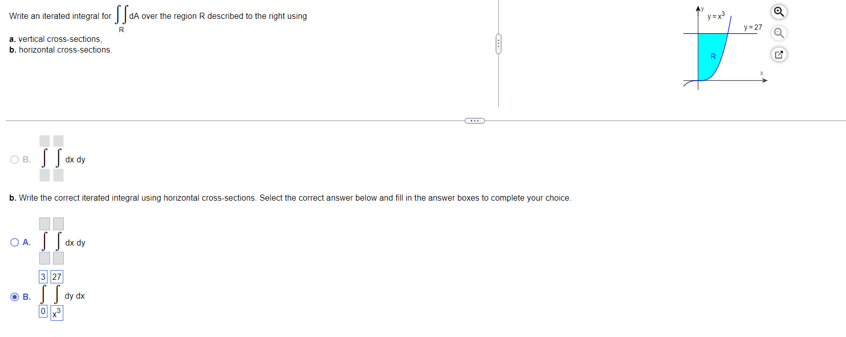 Solved Write An Iterated Integral For DA Over The Region R | Chegg.com