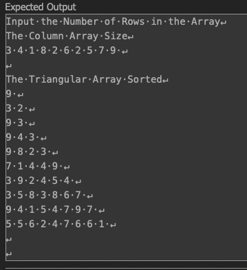 Solved Create an Ordered Triangular Matrix (C++) Take the | Chegg.com