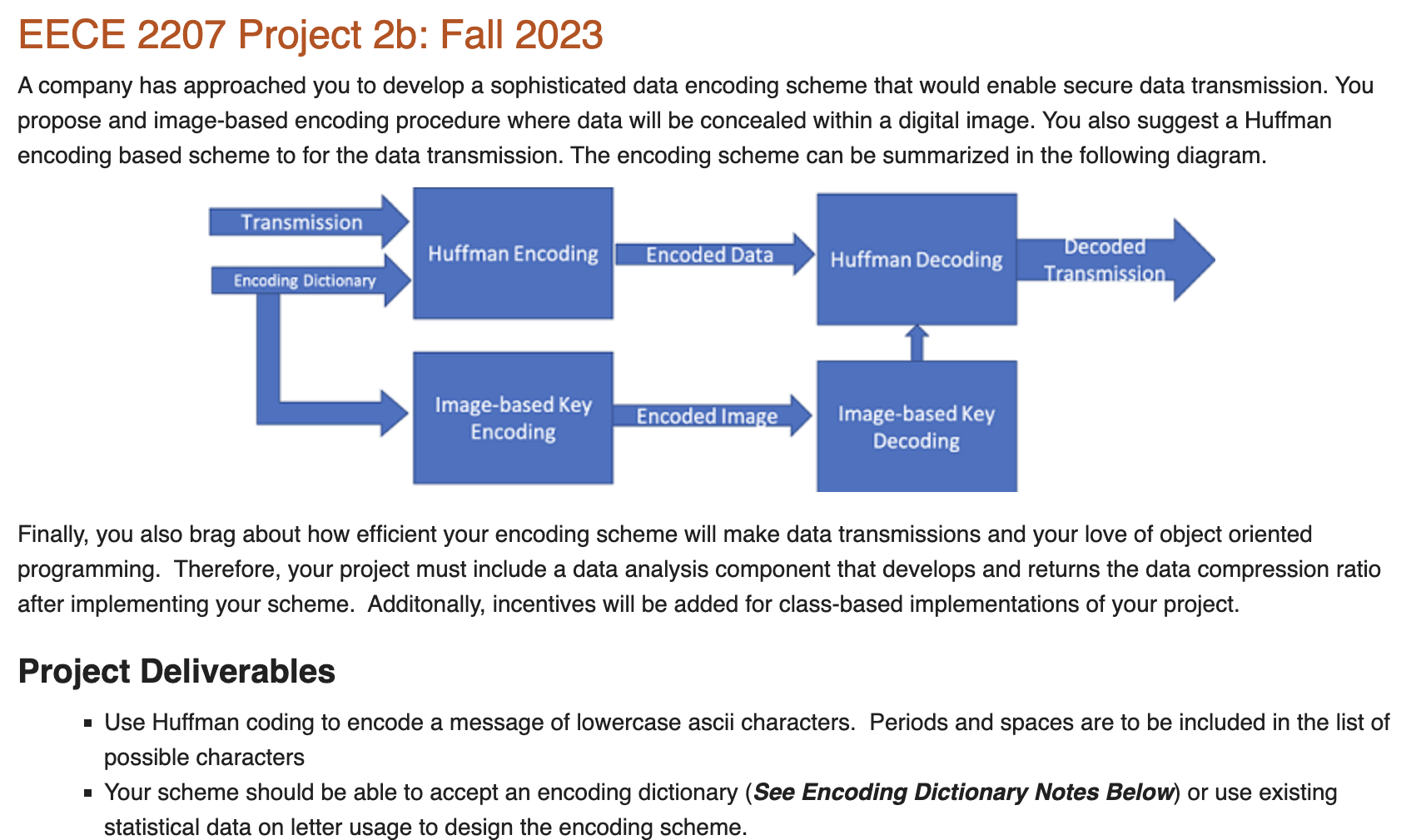 Solved EECE 2207 Project 2b: Fall 2023 A company has | Chegg.com