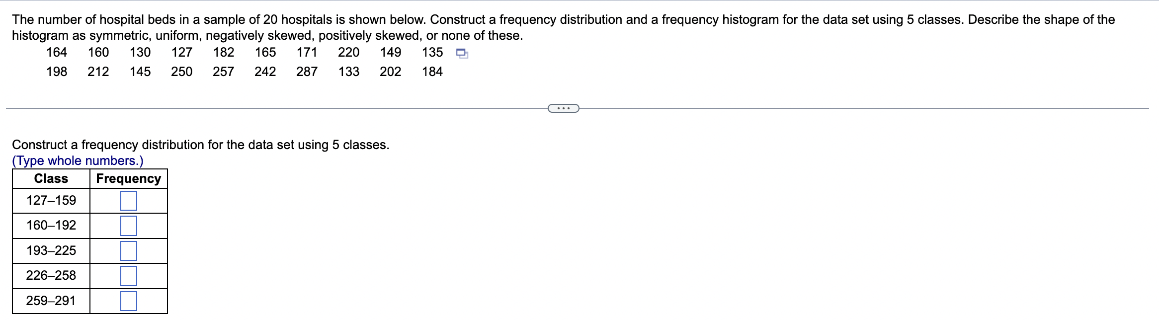 Solved histogram as symmetric, uniform, negatively skewed, | Chegg.com