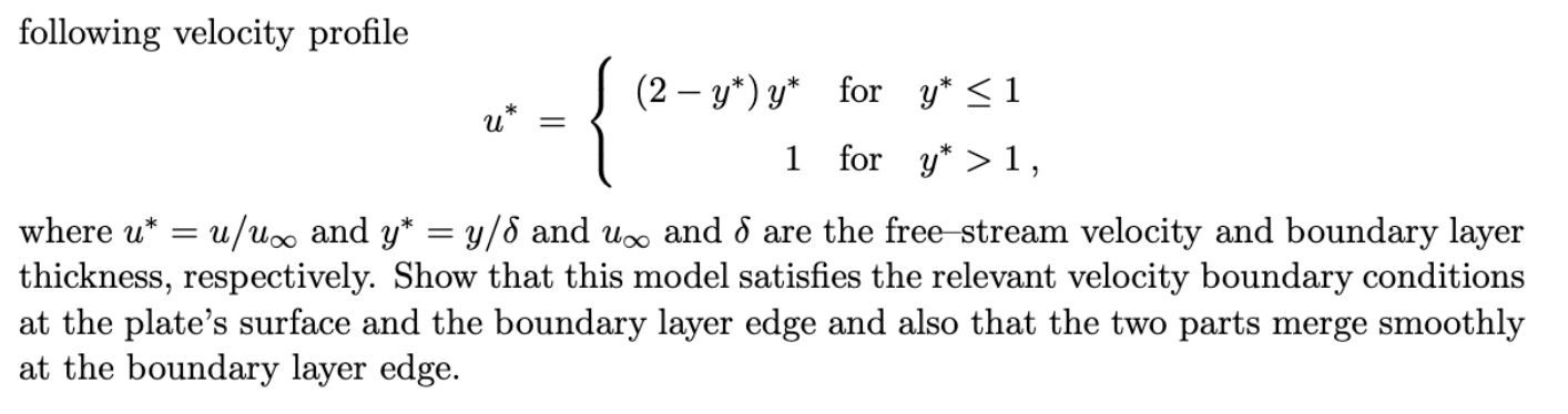 Solved (10 pts) A laminar boundary layer for a particular | Chegg.com
