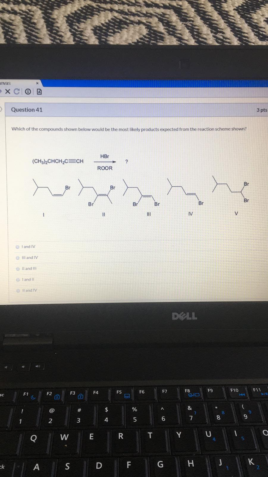 Solved 12 anvas A Question 41 3 pts Which of the compounds | Chegg.com