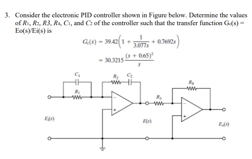 Pid Controller How To Determine The Transfer Function Of A System