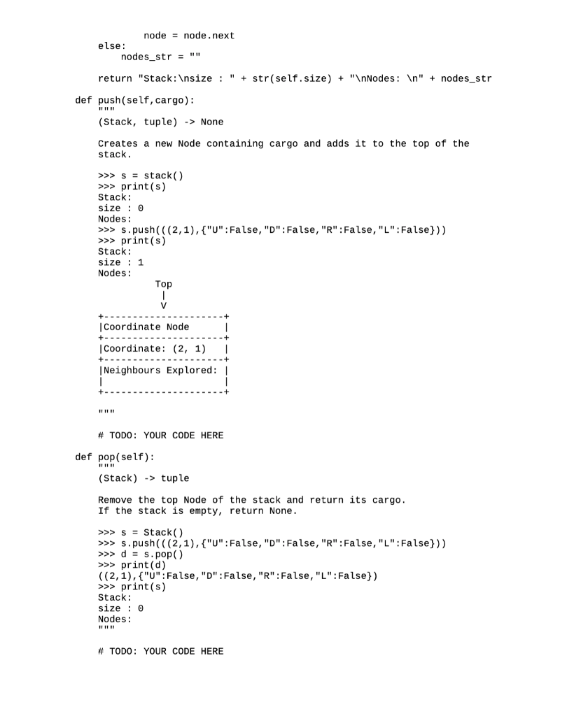 Solve the mazes iteratively(using a loop) with the | Chegg.com