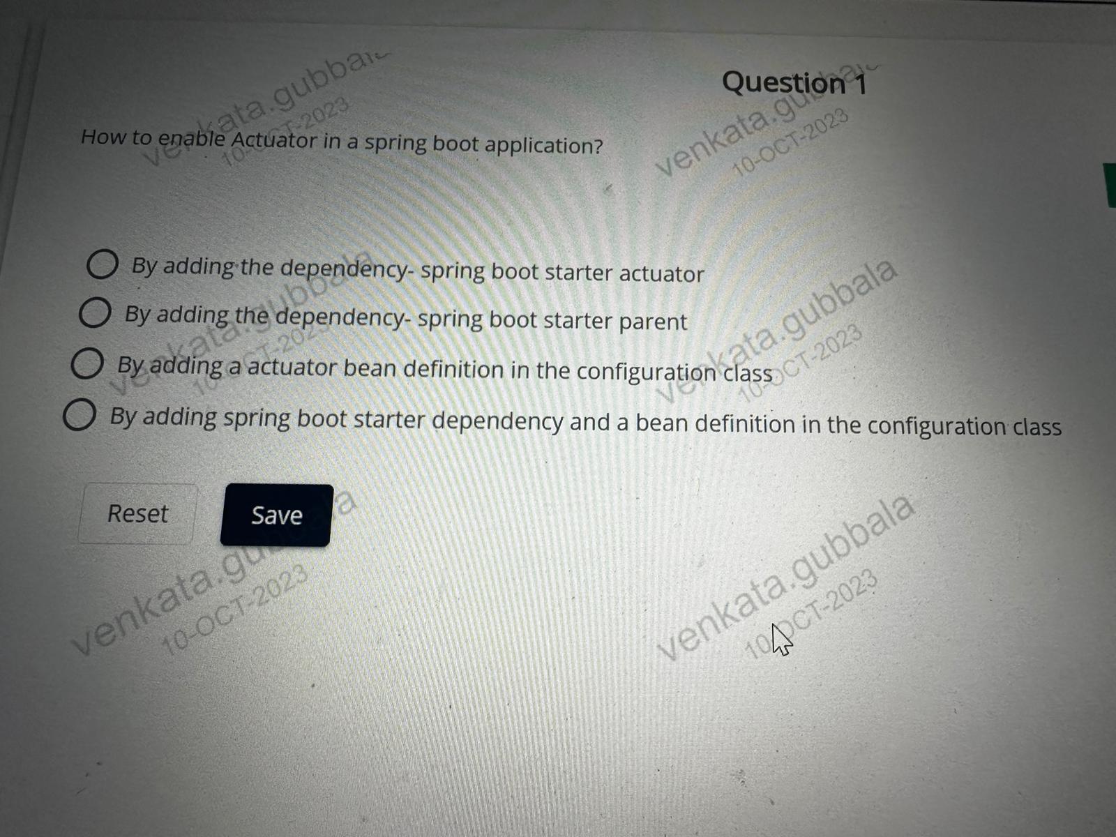how to add actuator dependency in spring boot