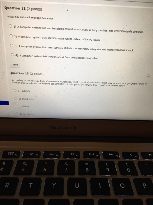 Solved question 12 2 points what is a natural language chegg