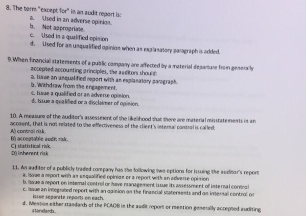 two-types-of-audit-report-qualified-opinion-b-adverse-opinion-c-disclaimer-of-opinion