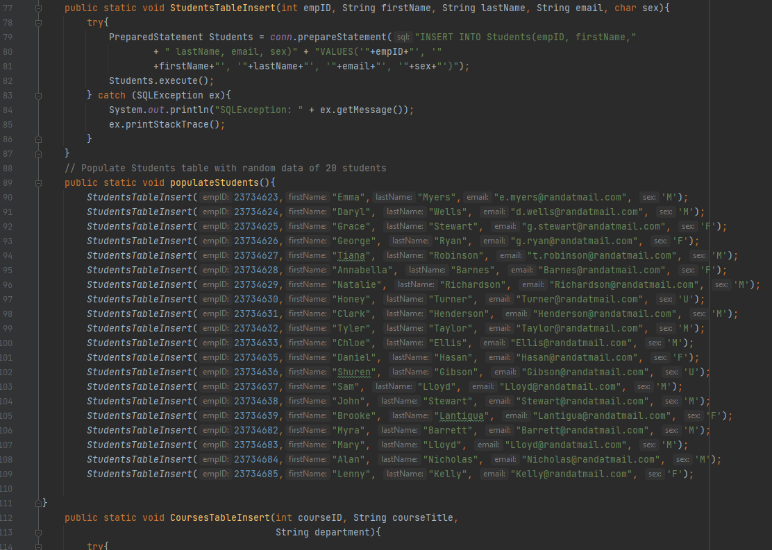 Solved SQLException: Cannot add or update a child row: a | Chegg.com
