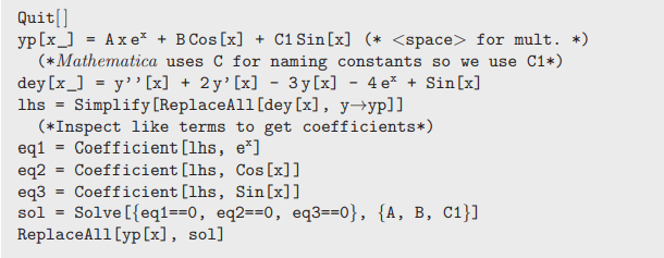 Solved Mathematica Example 1: Enter the code below to | Chegg.com
