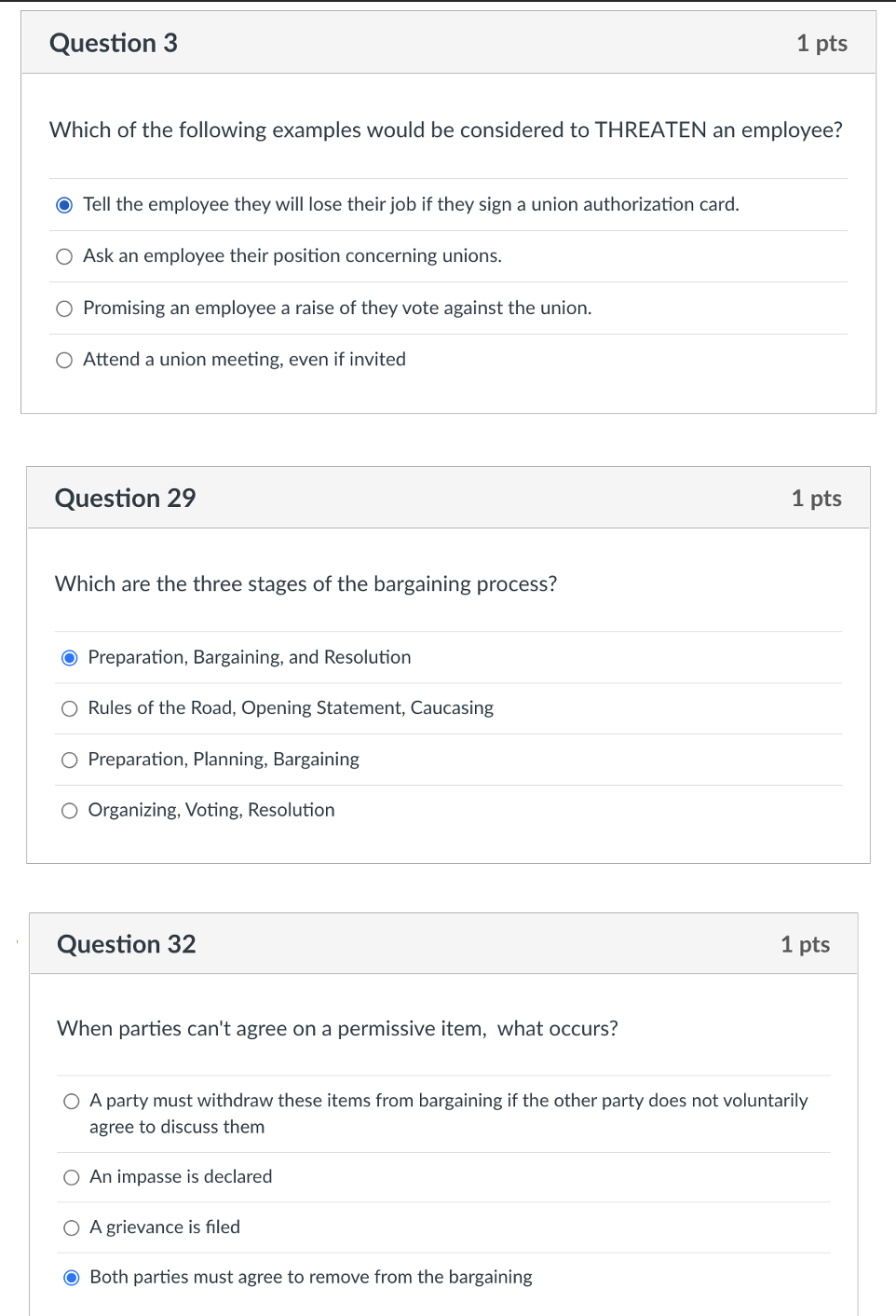 Solved Question 3 1 Pts Which Of The Following Examples | Chegg.com