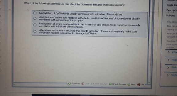 Solved Which of the following statements is true about the | Chegg.com