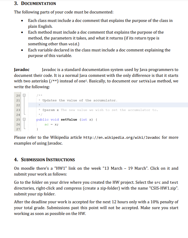Solved HW INSTRUCTIONS 1. SIMPLE CALCULATOR The | Chegg.com