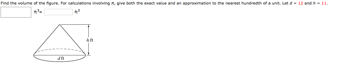 Solved Find The Volume Of The Figure. For Calculations | Chegg.com