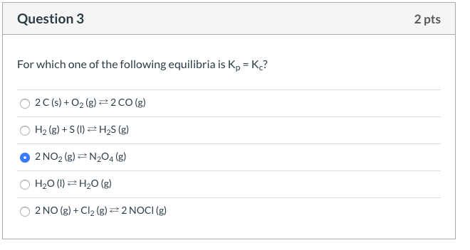 Solved Question 3 2 pts For which one of the following | Chegg.com