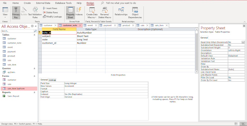 Solved I HAVE ATTACHED SCREENSHOTS OF THE MICROSOFT ACCESS | Chegg.com