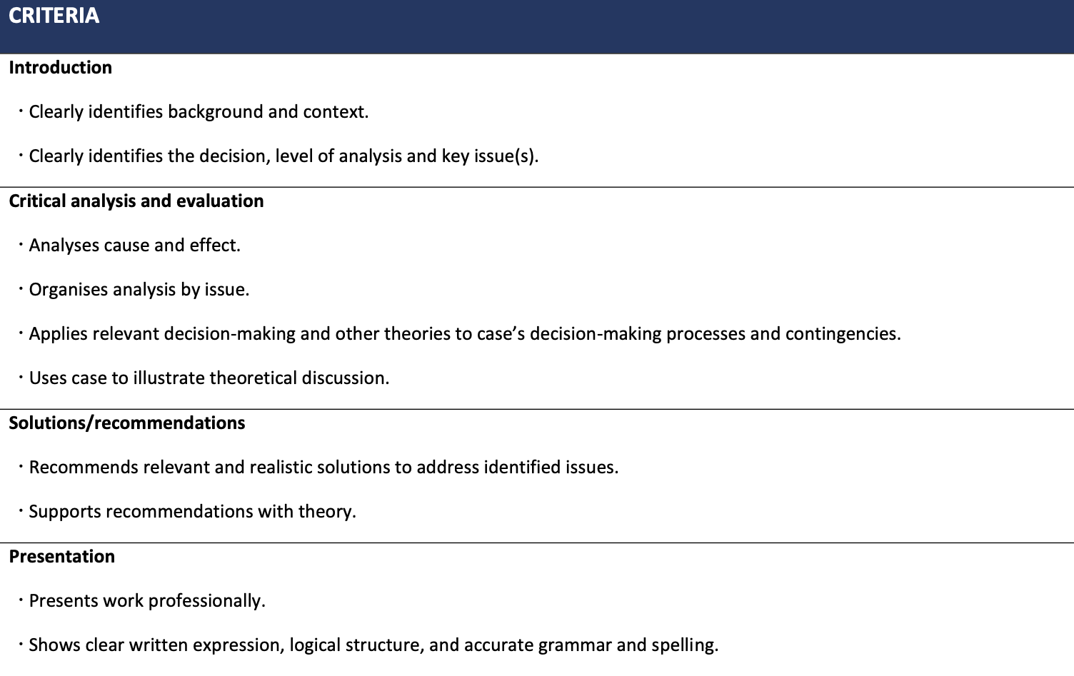 Solved An effective response would address four key issues: | Chegg.com