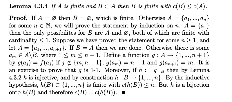 Exercise 4.22 Prove that the function g in the proof | Chegg.com