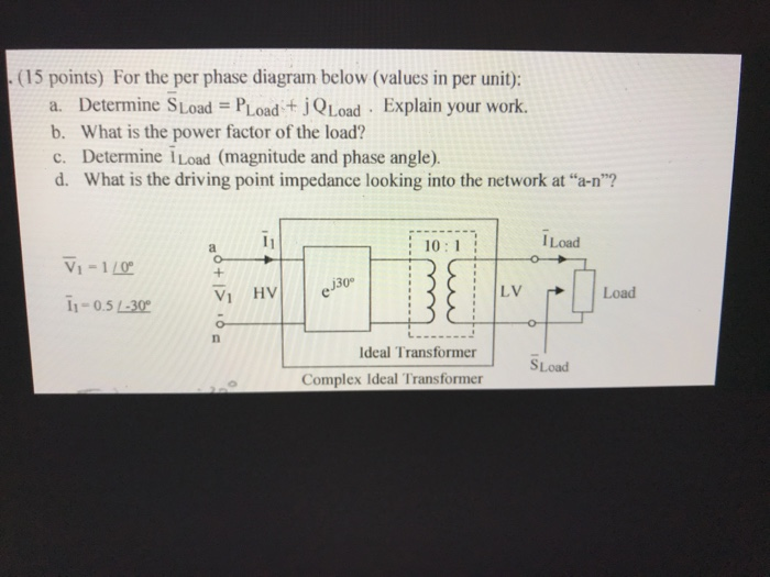 Solved (15 points) For the per phase diagram below (values | Chegg.com