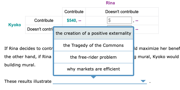 Solved 9. Voluntary contributions toward a public good Kyoko | Chegg.com