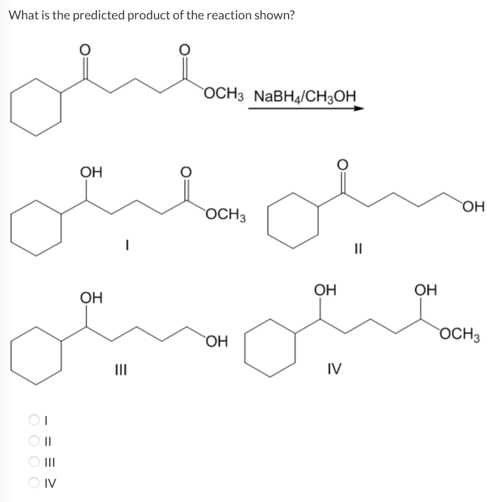 Solved What is the predicted product of the reaction shown? | Chegg.com