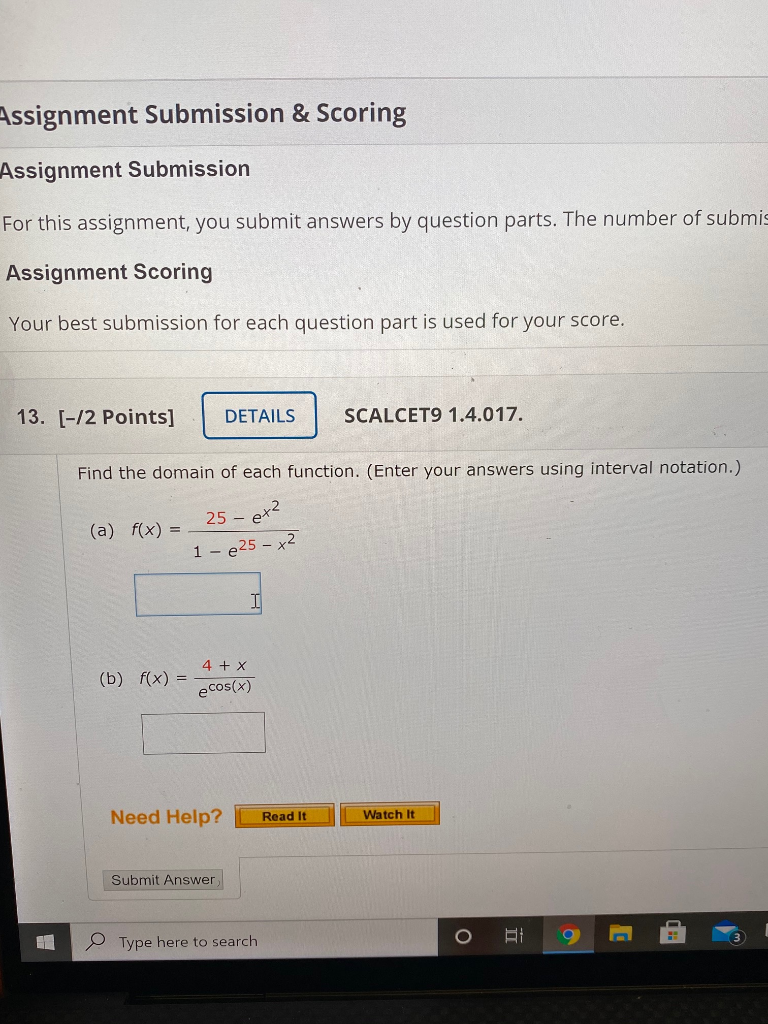 Solved Assignment Submission & Scoring Assignment Submission | Chegg.com