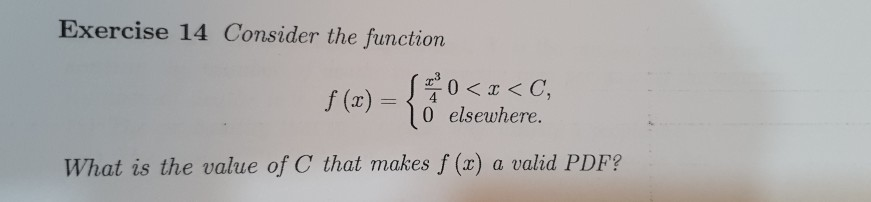Solved Exercise 14 Consider the function SO