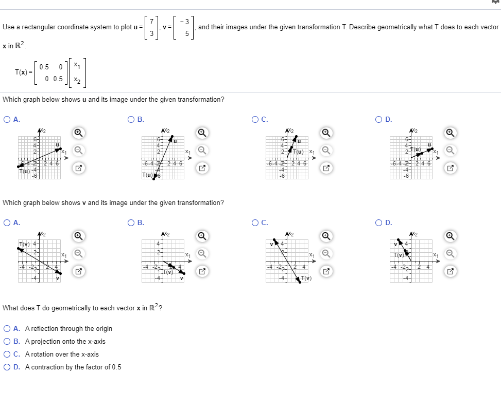 solved-use-a-rectangular-coordinate-system-to-plot-u-and-chegg