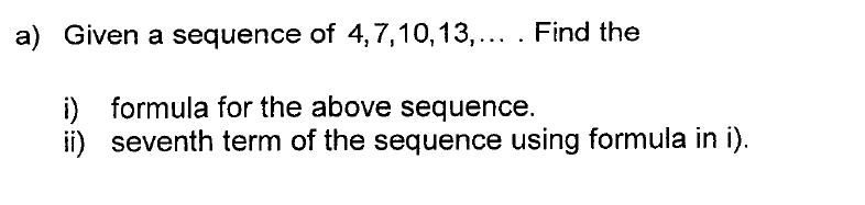 4 7 12 19 sequence formula