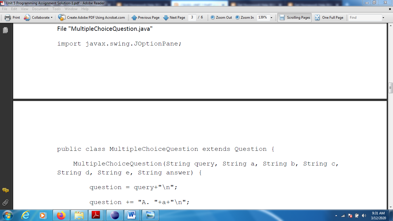 HERE IS THE CODE FOR QUESTION, | Chegg.com