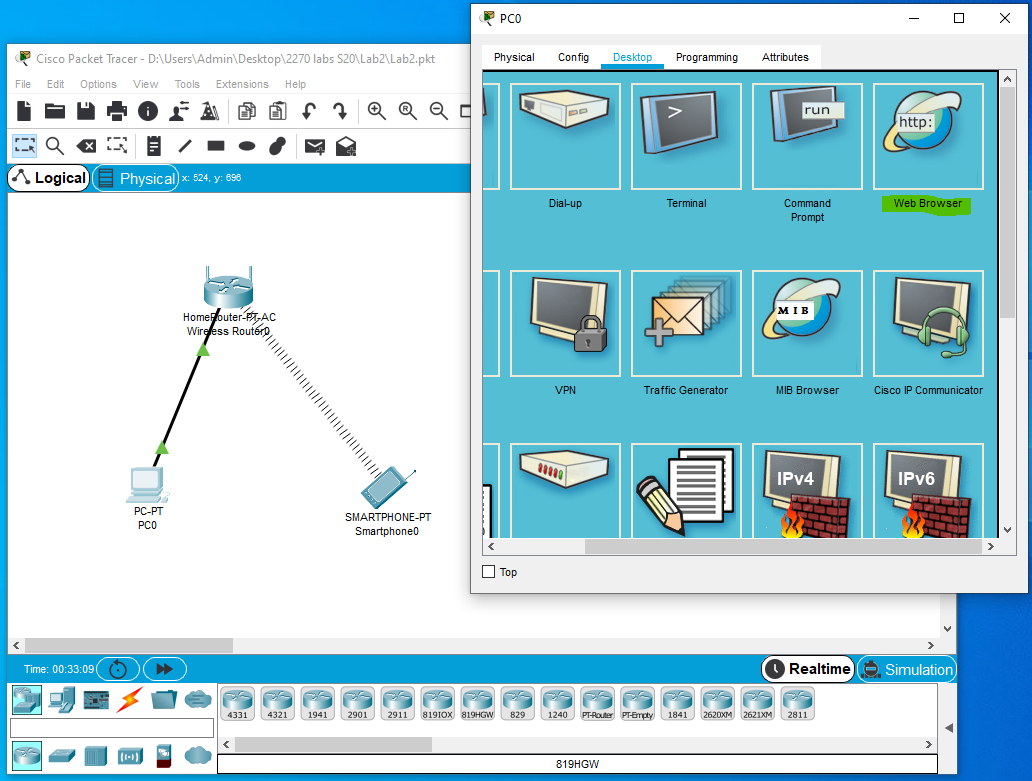 Solved Network Address [_____/2]Start Packet Tracer | Chegg.com