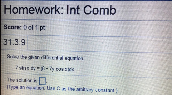 solved-solve-the-given-differential-equation-7-sin-x-dy-chegg