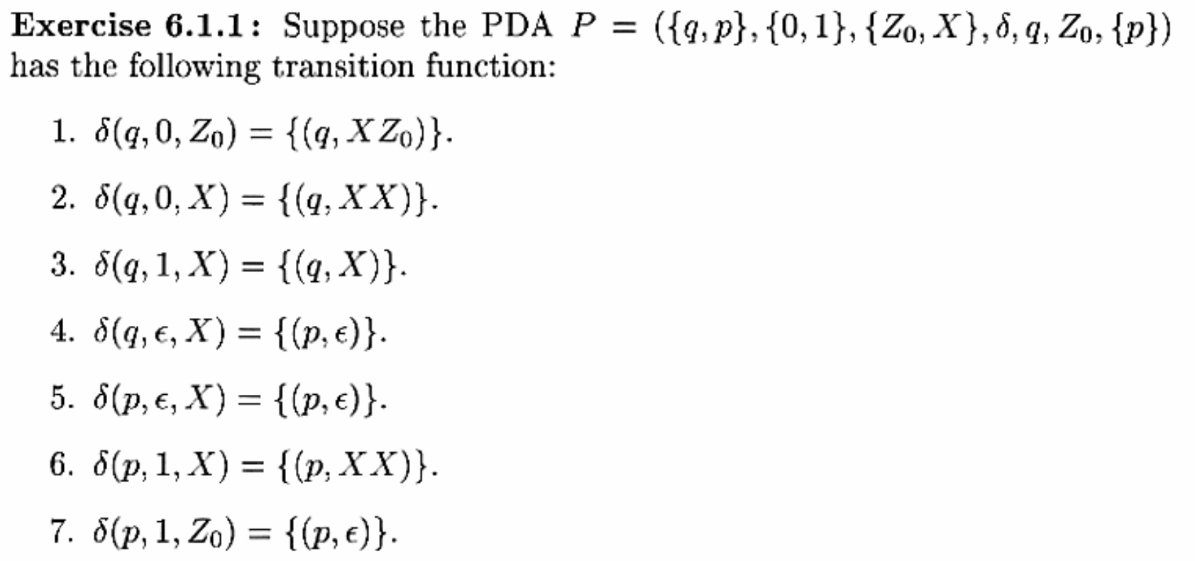 Pda examples with solutions picture
