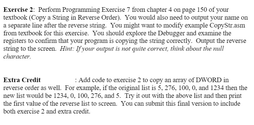 Solved Exercise 2: Perform Programming Exercise 7 From | Chegg.com