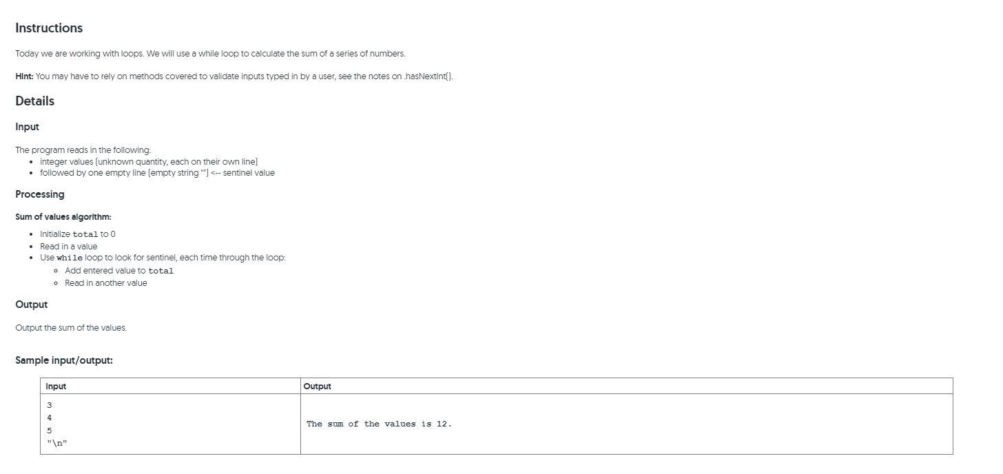 Solved Instructions Today we are working with loops. We will | Chegg.com