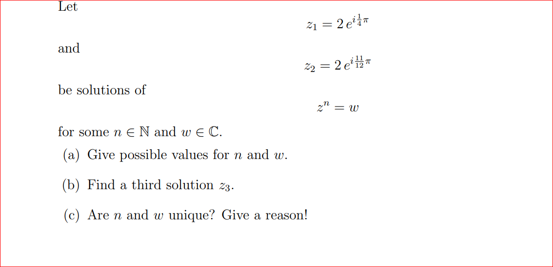 Solved Let 21 2 E And 22 2 Et Be Solutions Of Z Chegg Com