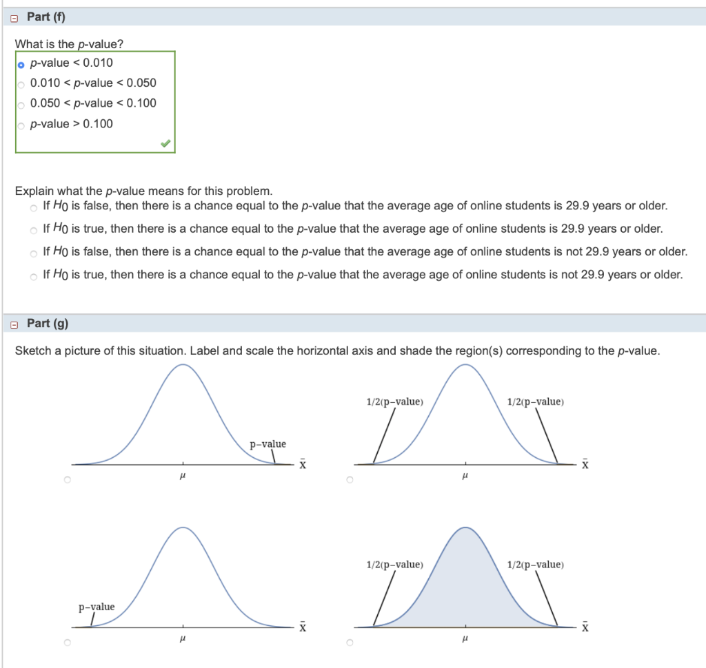 Solved The mean age of De Anza College students in a | Chegg.com