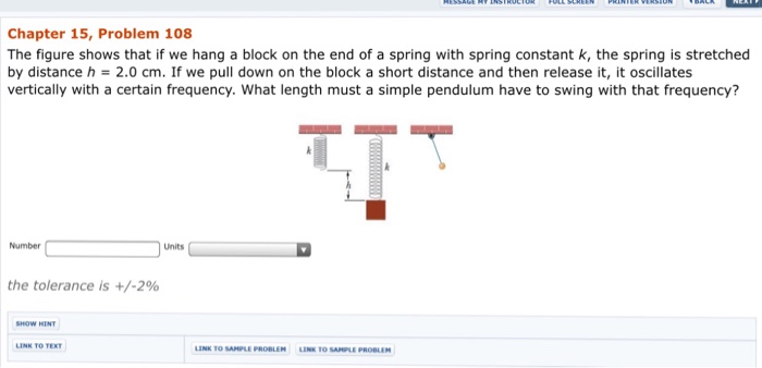 Solved The figure shows that if we hang a block on the end | Chegg.com