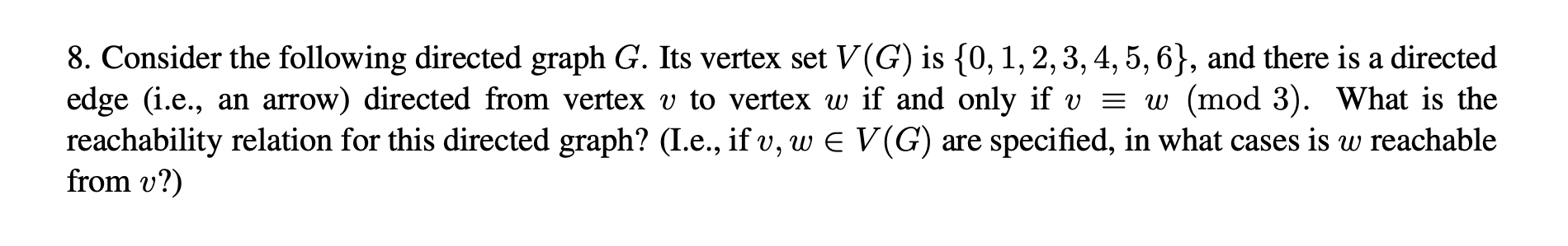 Solved 8. Consider The Following Directed Graph G. Its | Chegg.com