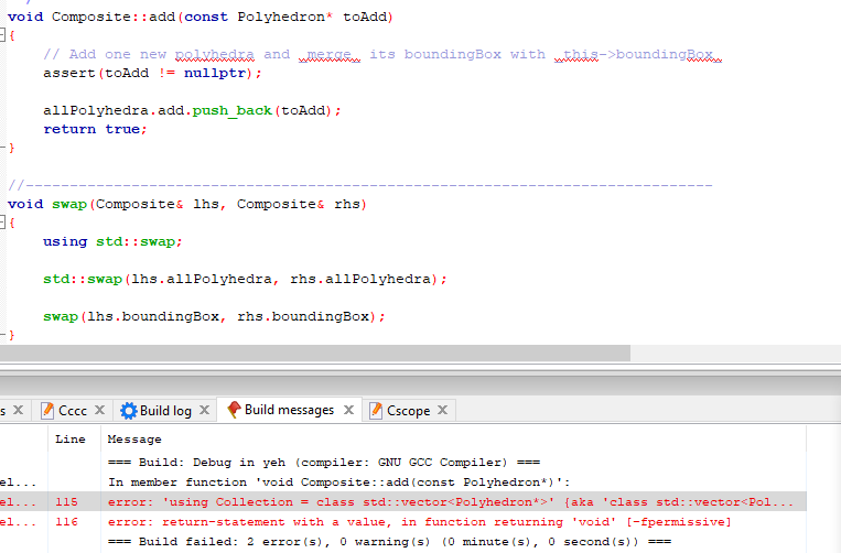 Need help implementing the add function, attempted to