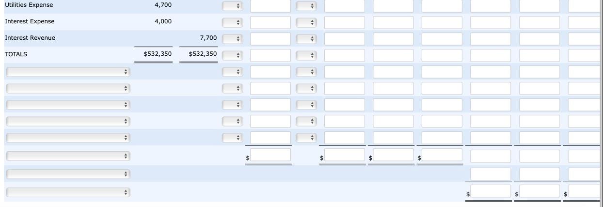 Solved a. b. C. ACC 111 Project 18 The adjustment data as of | Chegg.com