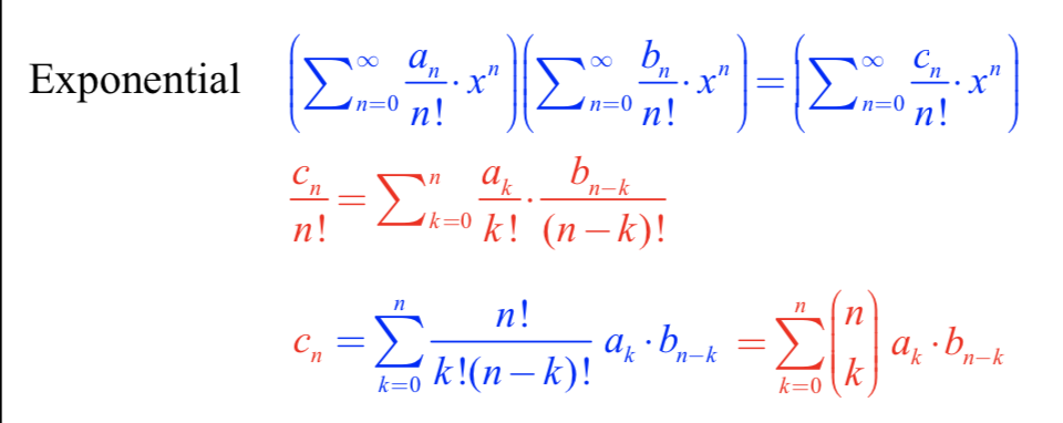 Solved Using the rules of multiplying exponential generating | Chegg.com