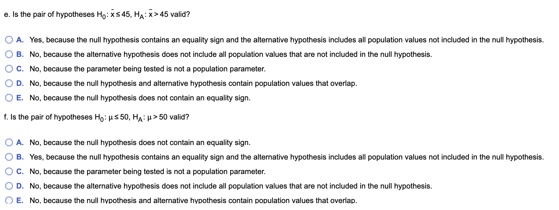 Solved Determine whether each of the following pairs of | Chegg.com