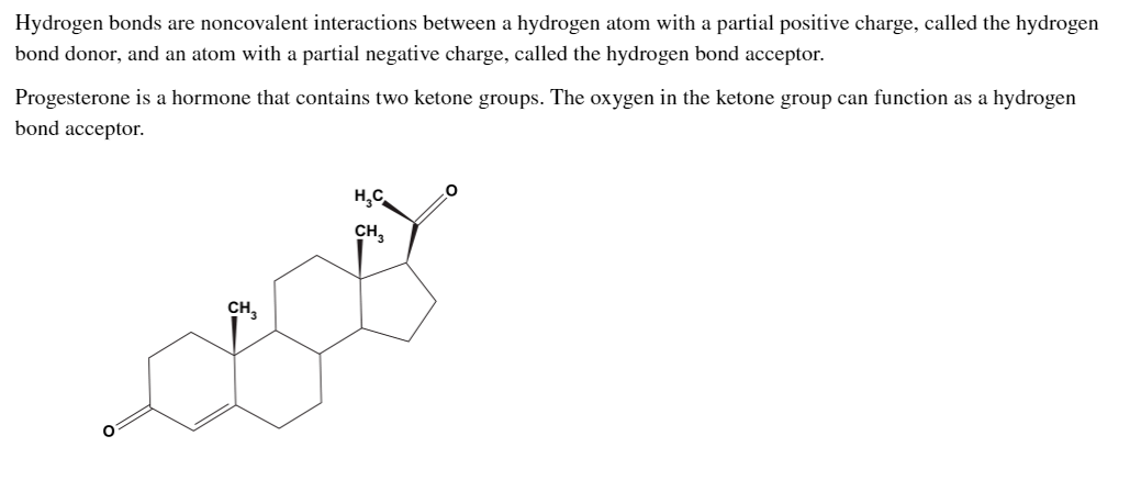 Solved Hydrogen bonds are noncovalent interactions between a 