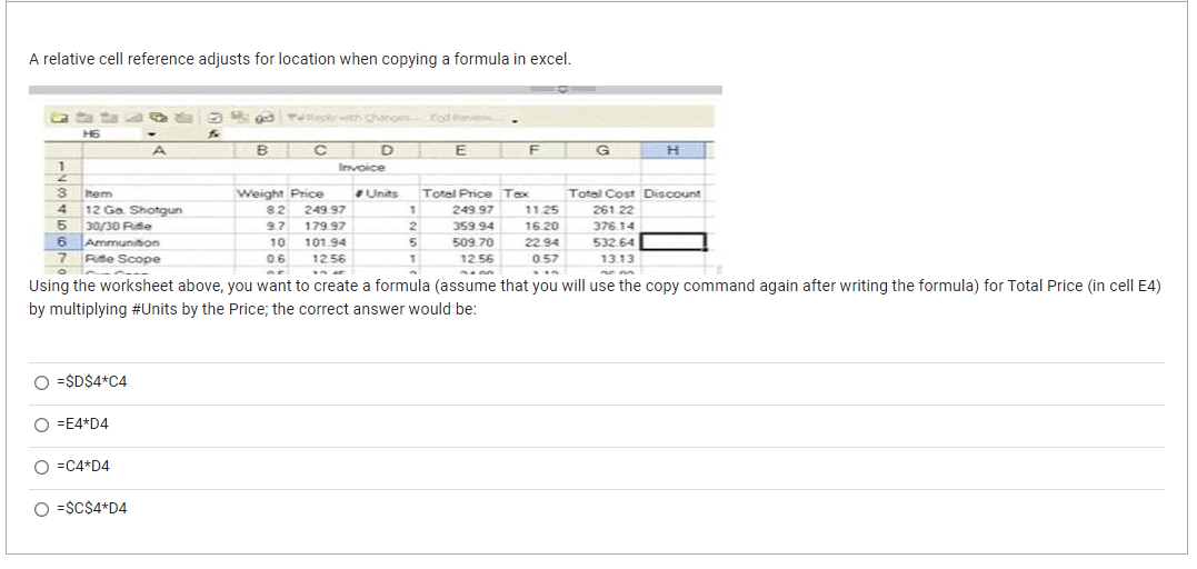 solved-a-relative-cell-reference-adjusts-for-location-when-chegg