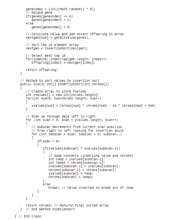 Solved Copy or download the file 'evolve java' from | Chegg.com