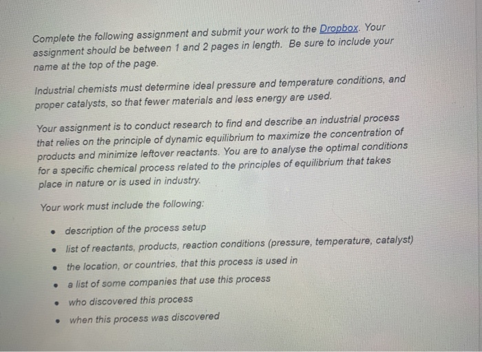 Solved Complete the following assignment and submit your | Chegg.com