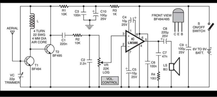 Solved This is a FM receiver circuit A. | Chegg.com