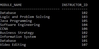 Solved SQL Query: To find the first name of instructors who | Chegg.com