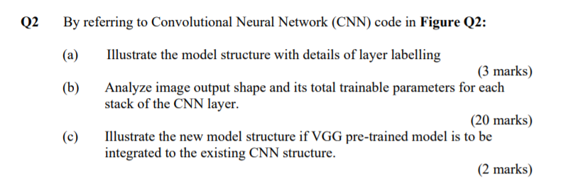 Q2 By referring to Convolutional Neural Network (CNN) | Chegg.com